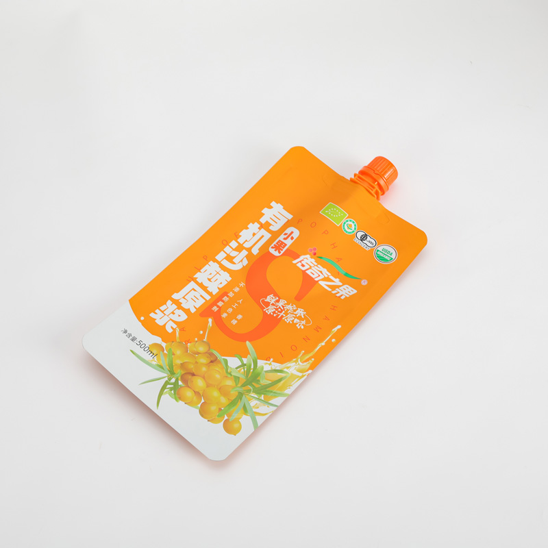 Customize Flexible Packaging Tomato Sauce Paste Bag Liquid Spout Pouch for Beverage Packaging Bag
