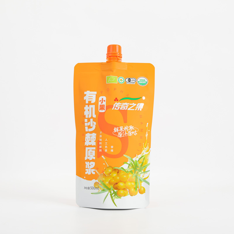 Customize Flexible Packaging Tomato Sauce Paste Bag Liquid Spout Pouch for Beverage Packaging Bag