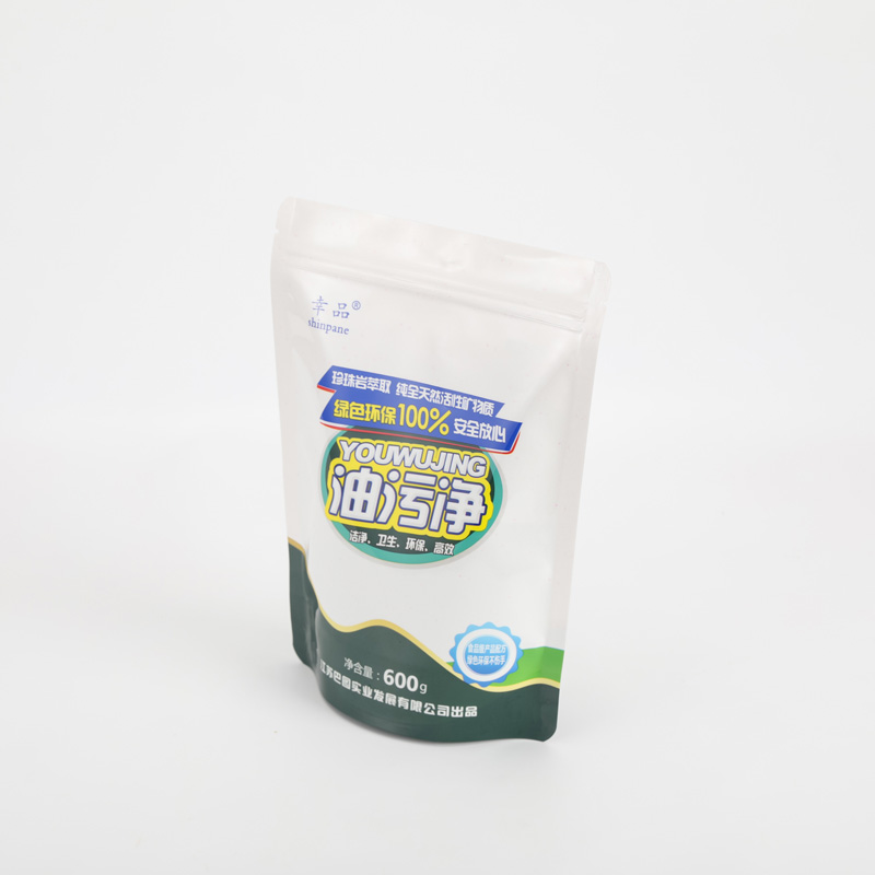 Plastic Spout Pouch Bag for Laundry Liquid Detergent  with Printing Stand Type