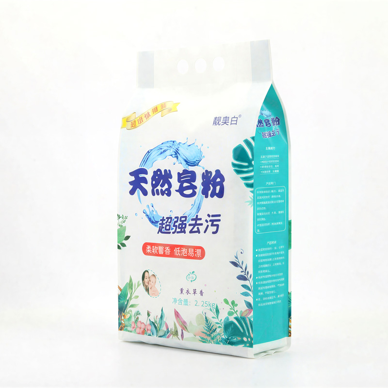 Plastic Spout Pouch Bag for Laundry Liquid Detergent  with Printing Stand Type