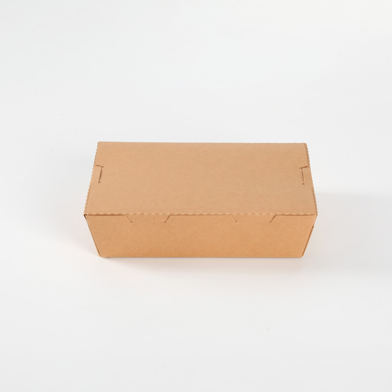 Fast Food Pizza Sandwich Sushi Box Kraft Food Packaging Take Away Paper Box Disposable Bento To-go Lunch Box