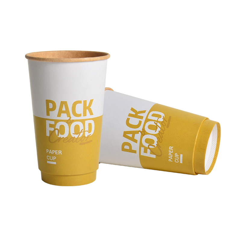 Single Double Ripple Wall  Disposable Togo Cups Cold Hot Drinking Cup Coffee Cup