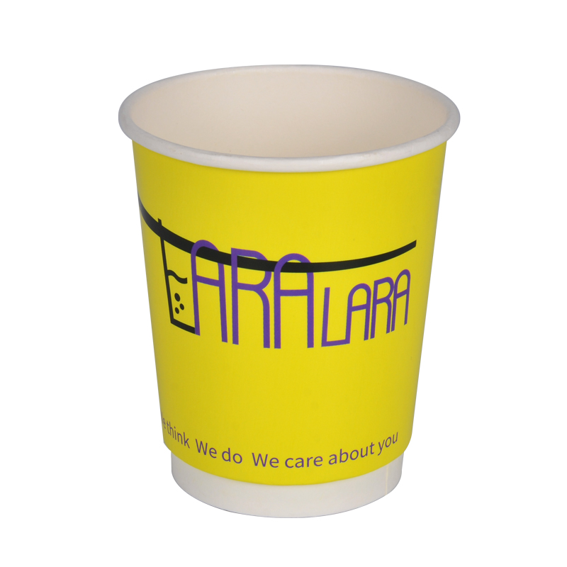 Single Double Ripple Wall  Disposable Togo Cups Cold Hot Drinking Cup Coffee Cup