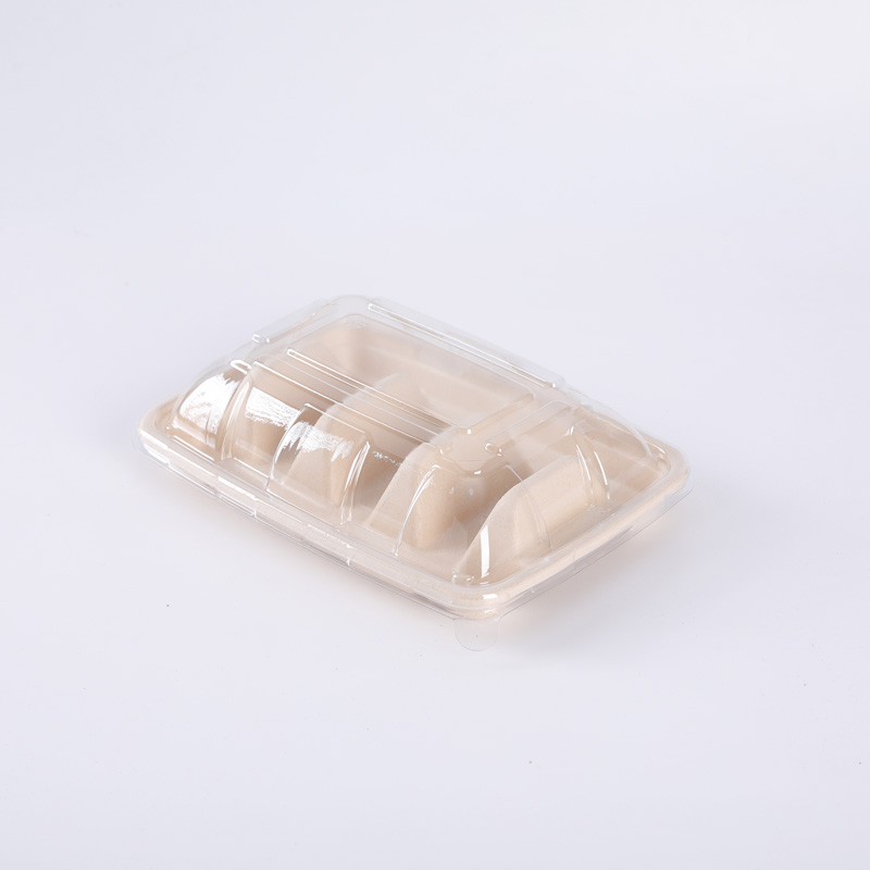 Biodegradable Compostable Disposable Sugarcane Bagasse Pulp Taco Box Packaging Takeaway Taco Holder