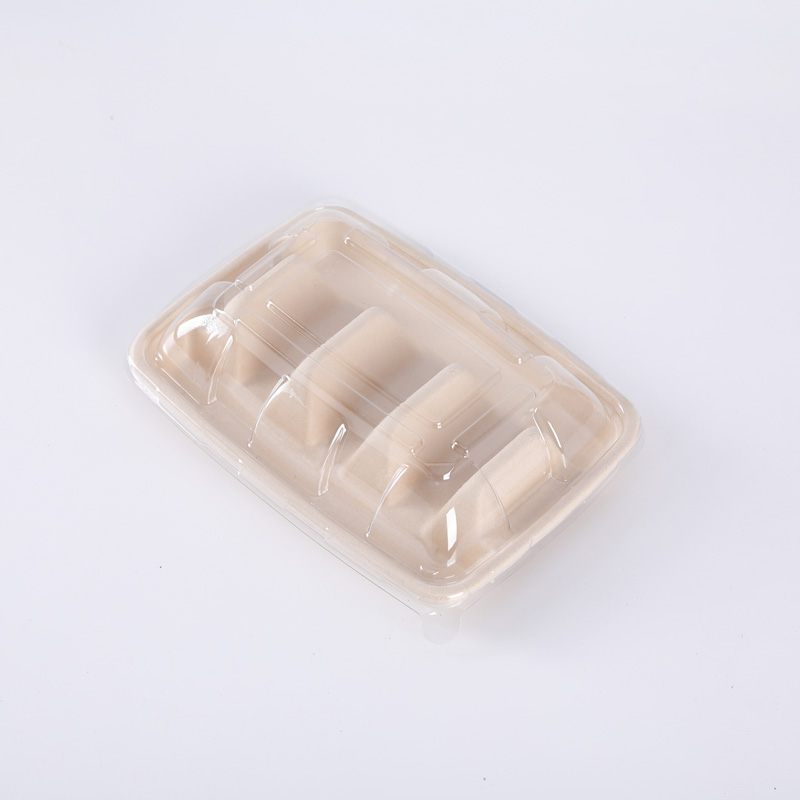 Biodegradable Compostable Disposable Sugarcane Bagasse Pulp Taco Box Packaging Takeaway Taco Holder
