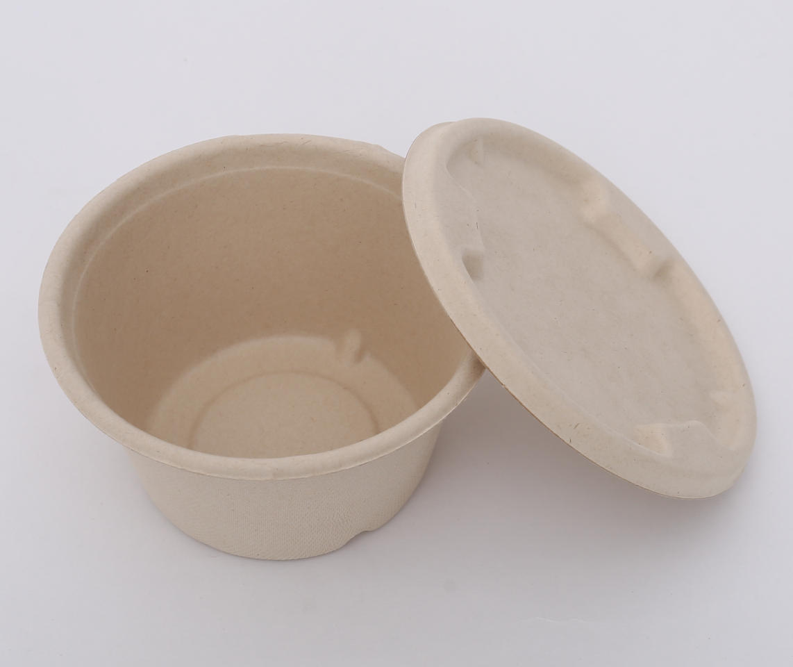 Biodegradable Packaging Customized Sugarcane Bagasse Cups Compostable Coffee Cups With Lid Compostable Takeaway Coffee Cups