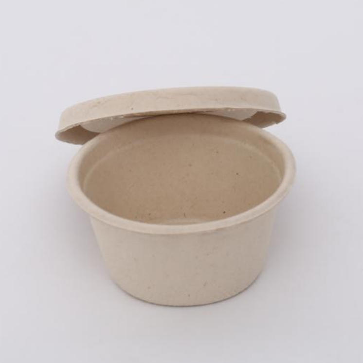 Biodegradable Packaging Customized Sugarcane Bagasse Cups Compostable Coffee Cups With Lid Compostable Takeaway Coffee Cups