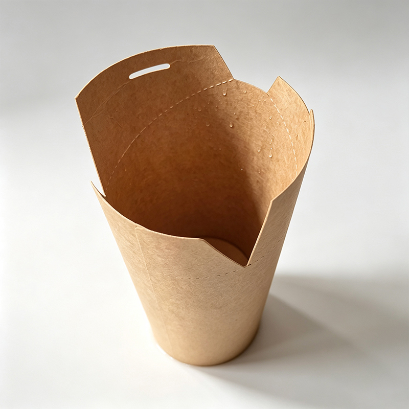 Compostable Coffee Cups drink directly butterfly cup Eco Friendly Disposable Paper Cups without lid and straw