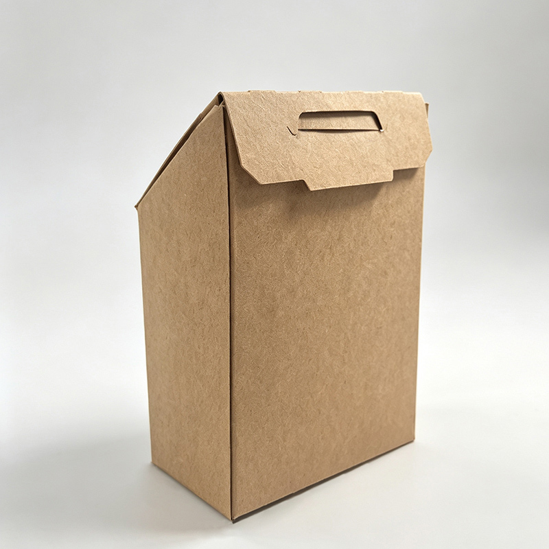Fried Chicken Fries Paper Box Sandwich Packaging Window Baking Snack Box Food-Grade Safe Kraft Paper Rectangular Hook Bottom Box