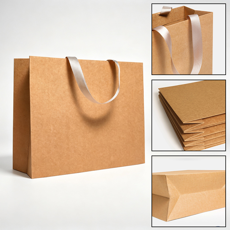 Fashion Printing Logo Folding Cheap Paperboard Promotional Waterproof Gift Custom Made Shopping Tote Bags