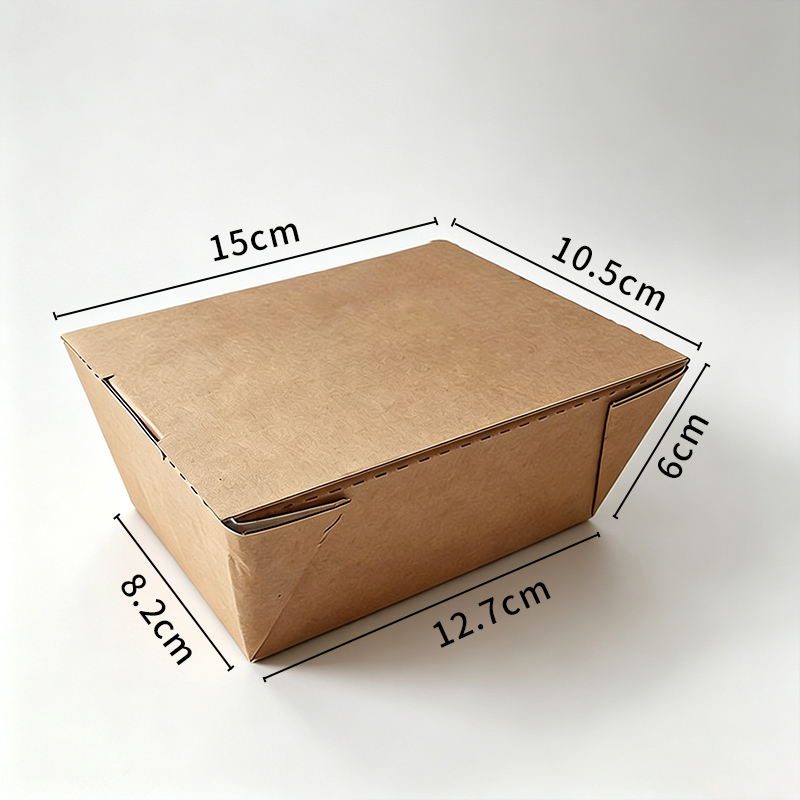 Eco-Friendly Biodegradable Disposable Pasta Box with PET Coating for Oven and Sushi
