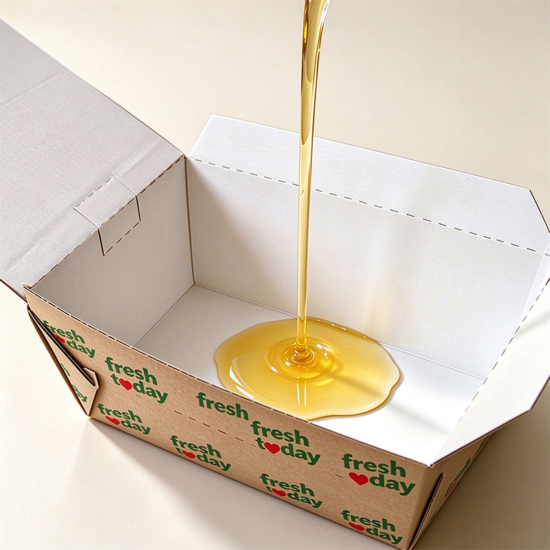 Custom Printed Fast Food Pasta Box French Fries Packaging Clamshell Burger Takaway Packing Box with logo